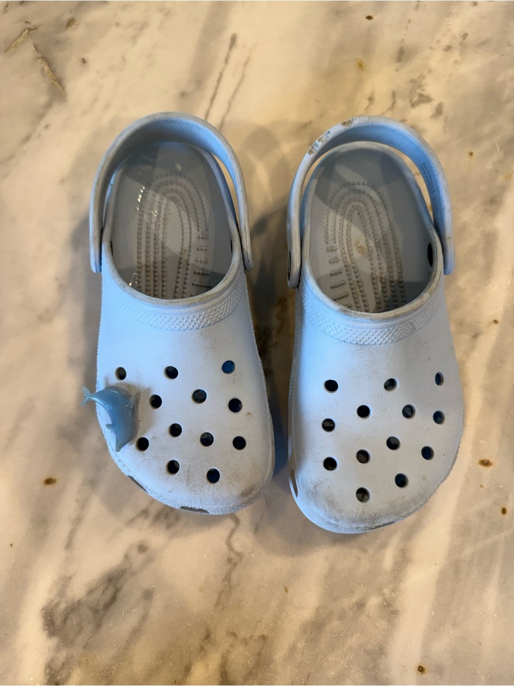 Kids Light Blue Slip-On Crocs
